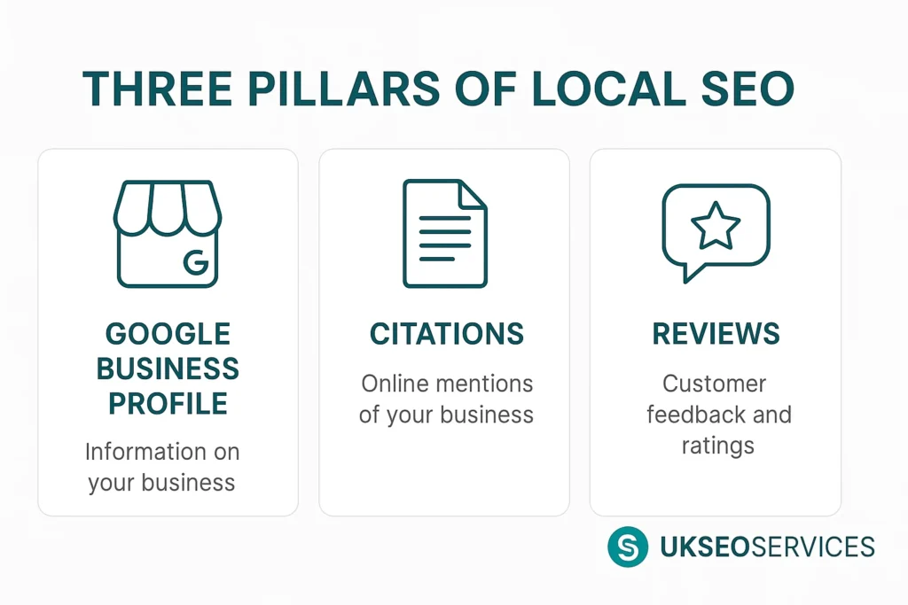 3 Core Components of Local SEO