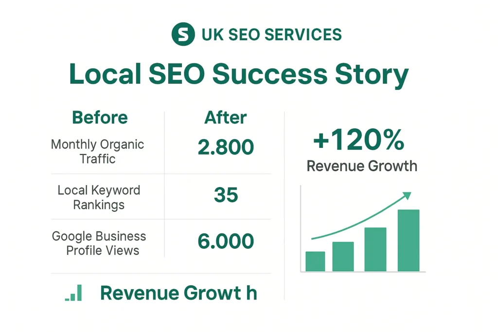 local seo success stories ukseoservices