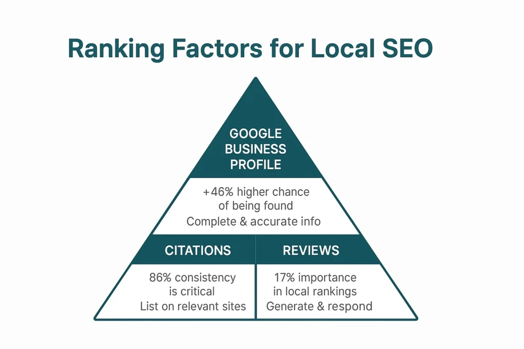 ranking factor for local seo